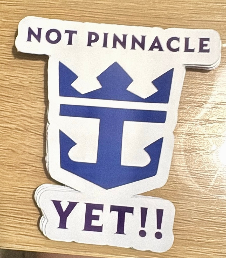 Royal Caribbean "Not Pinnacle" door magnet