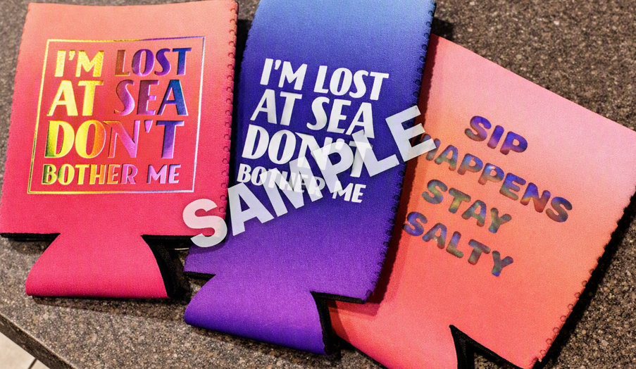 Sip in style: your cruise, your koozie