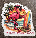 3x3 Sassy Flamingo Magnet
